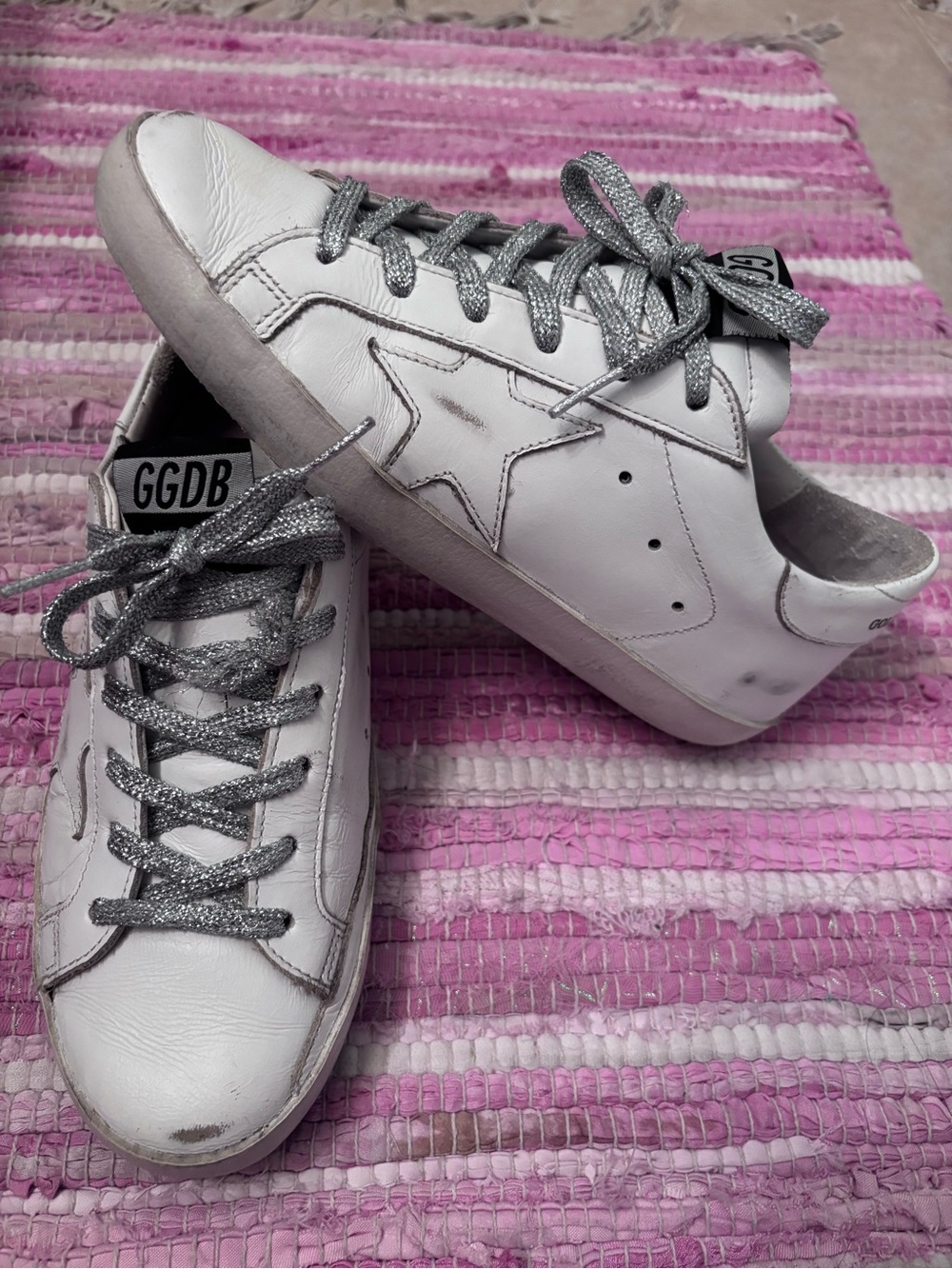 Golden Goose Superstar White Leather Sneakers EU36 US 6
